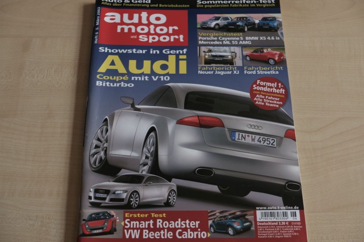 Deckblatt Auto Motor und Sport (06/2003)